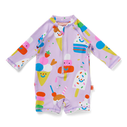 Long Sleeve Rash Suit - Sundae Fun Day