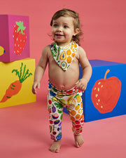 Eat The Rainbow Baby Bib - Lulu & Daw - Halcyon Nights - childrenswear, halcyon nights, under100 - Lulu & Daw - Australian Fashion Boutique