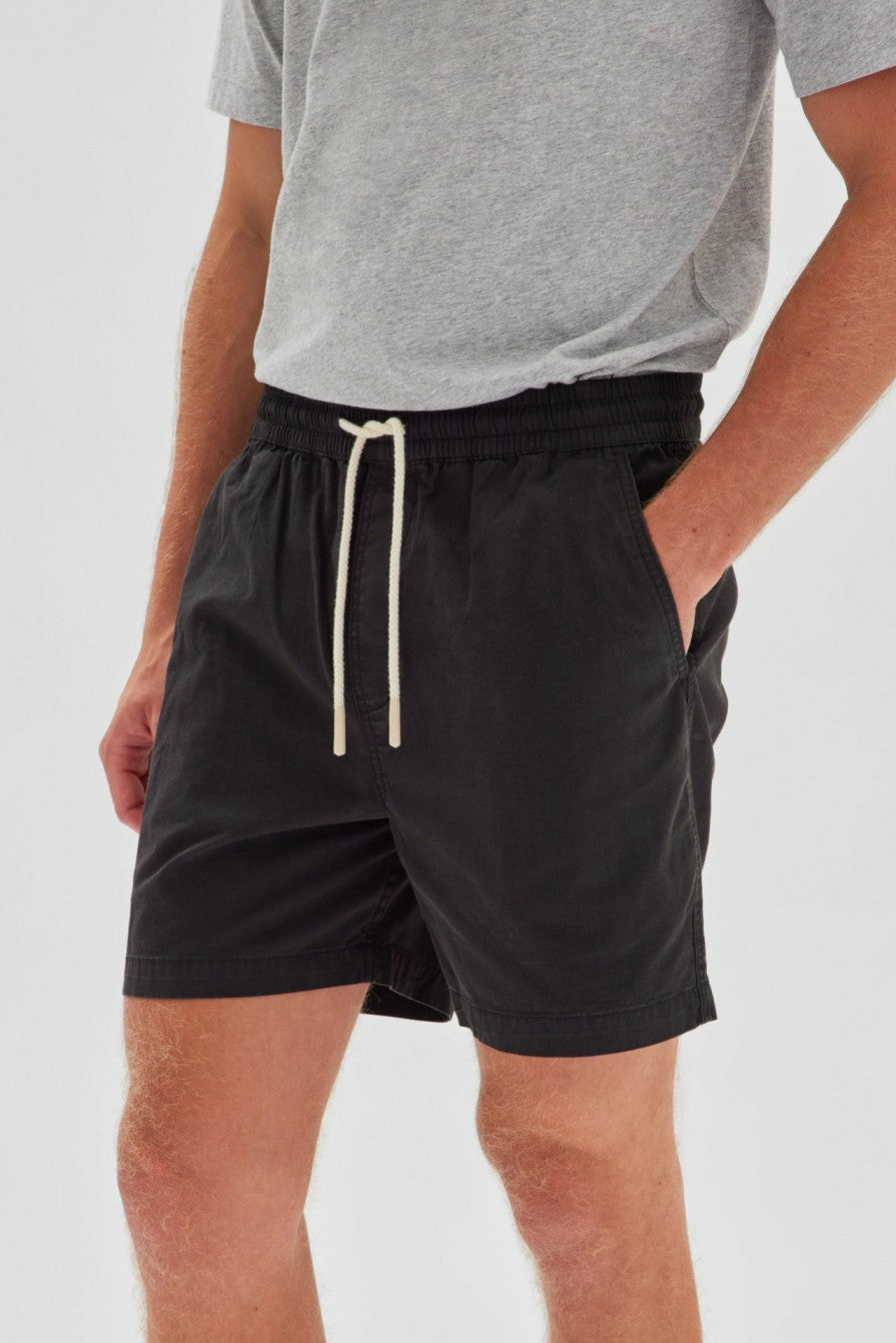 Holiday Twill Short -Black - Lulu & Daw - Assembly Label Mens - Assembly Labels Mens, mens, shorts - Lulu & Daw - Australian Fashion Boutique