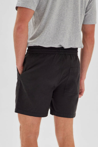 Holiday Twill Short -Black - Lulu & Daw - Assembly Label Mens - Assembly Labels Mens, mens, shorts - Lulu & Daw - Australian Fashion Boutique