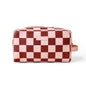 Cherry Check Wash Bag