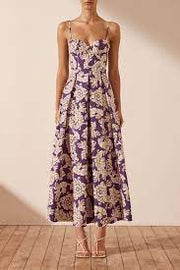 Panelled Bustier Midi Dress - Lulu & Daw - Shona Joy - dress - Lulu & Daw - Australian Fashion Boutique