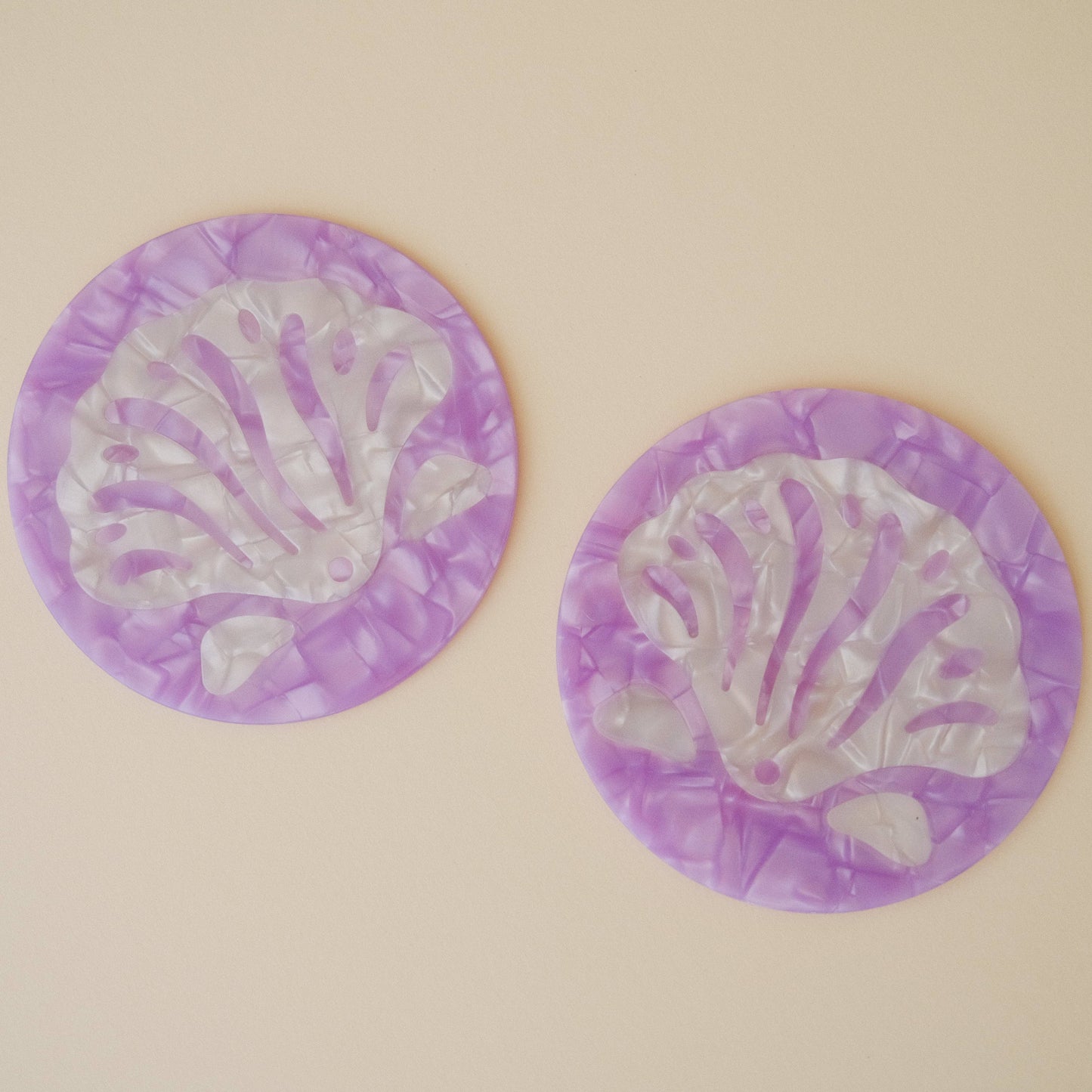 Shell Acetate Coasters