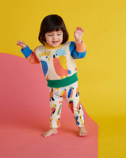 Flamin' Galahs Baby Yoga Leggings - Lulu & Daw - Halcyon Nights - childrenswear, new arrvials - Lulu & Daw - Australian Fashion Boutique