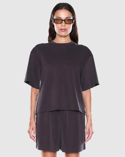Ena Pelly Sana Relaxed Tee - Charcoal