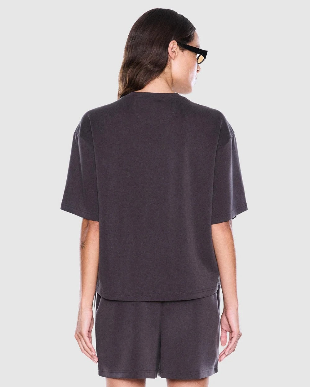 Ena Pelly Sana Relaxed Tee - Charcoal