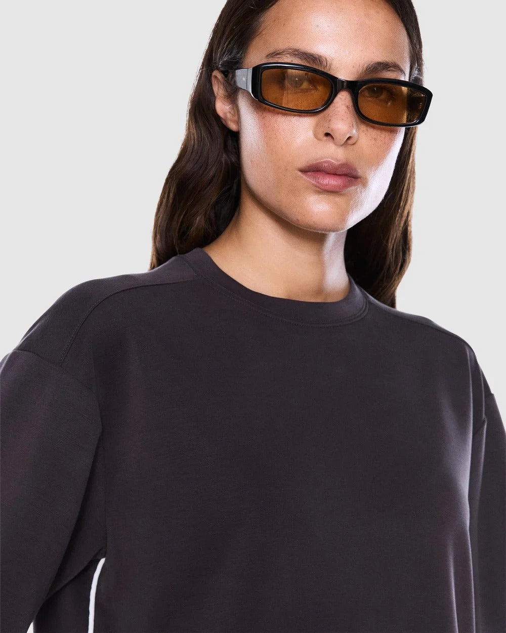 Ena Pelly Sana Relaxed Tee - Charcoal