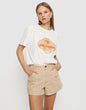 Evie Denim Short - Sand