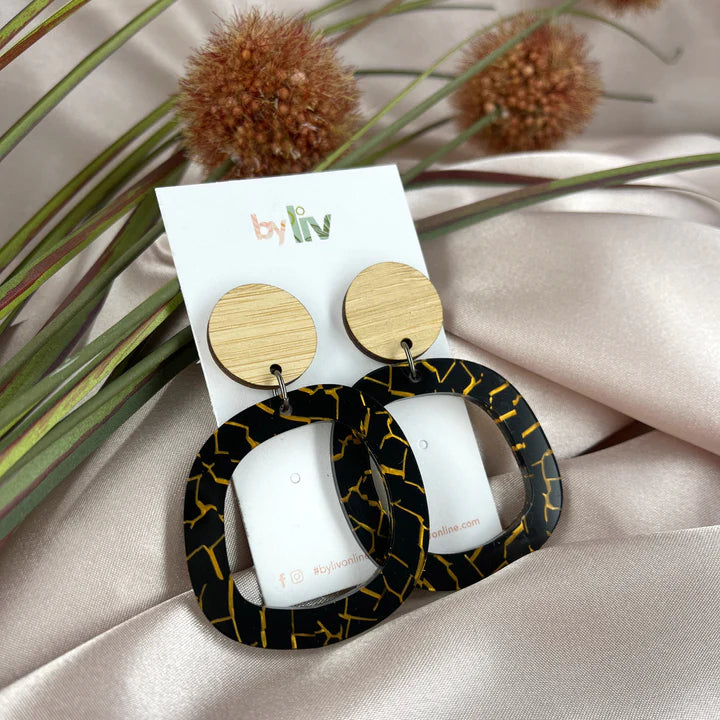 Abstract Happy Hoops - Lulu & Daw - By Liv - earrings, under100 - Lulu & Daw - Australian Fashion Boutique