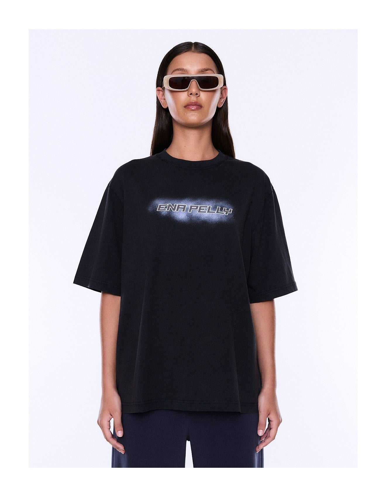 Ena Pelly - Sophia Relaxed Tee - Vintage Black