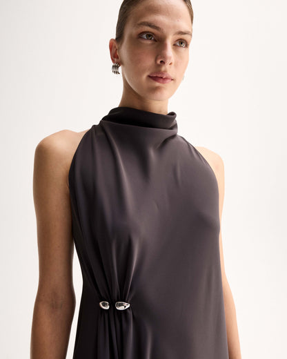 Elka Collective Harper Maxi Dress - Slate
