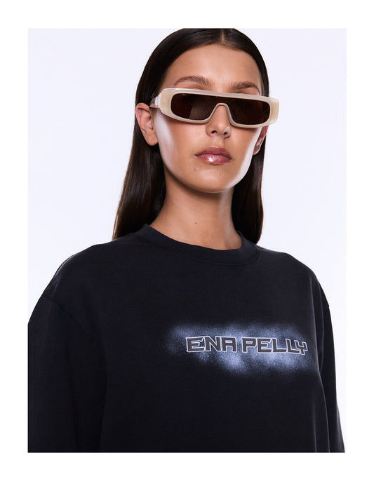 Ena Pelly - Sophia Relaxed Tee - Vintage Black
