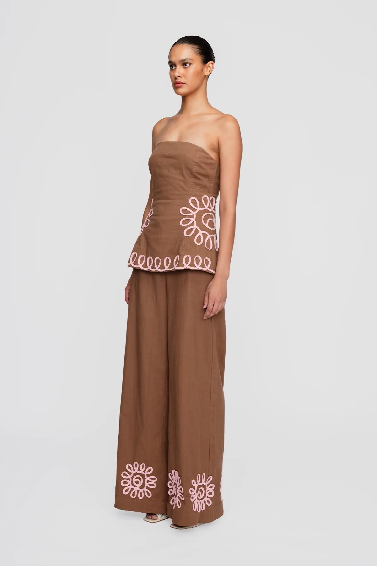 The Wolf Gang Estela Bustier - Chocolate