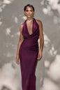 Nookie Penelope Drape Gown - Mulberry