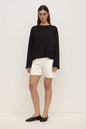 Assembly Label Mid Rise Denim Short - Vintage White