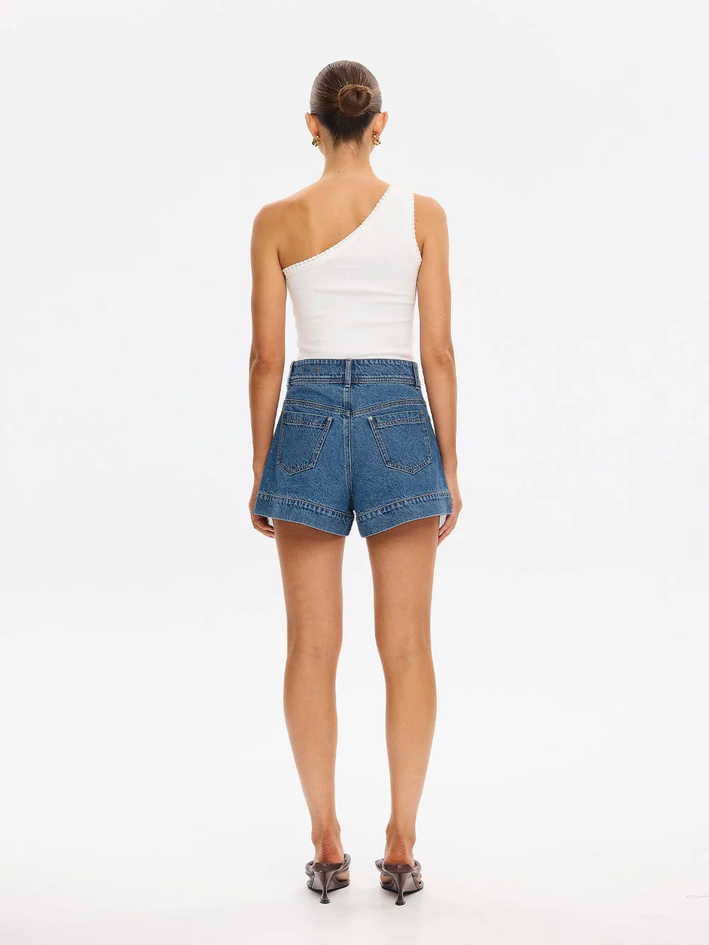 Kivari Rita Denim Short - Drift Blue