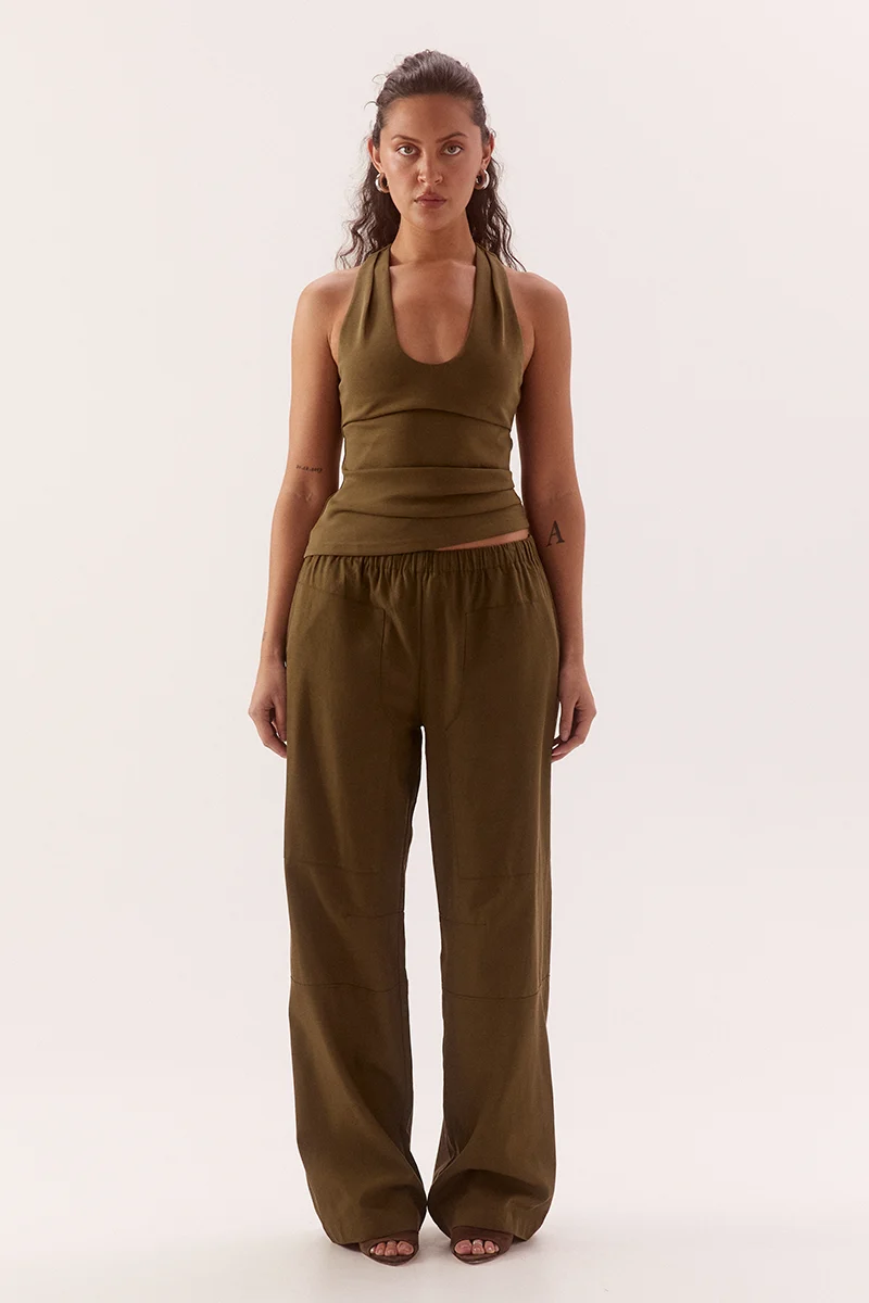 Sovere Lora Tank - Deep Khaki