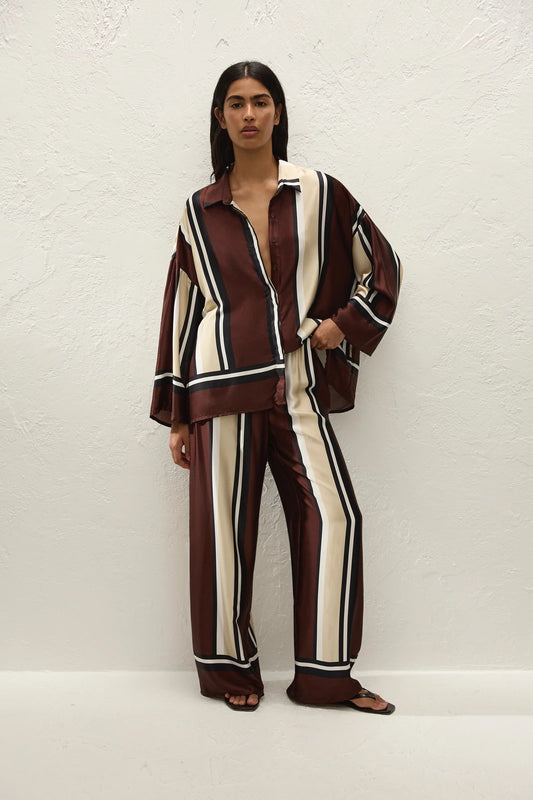 Faithfull The Brand Cora Shirt - Sintra Stripe