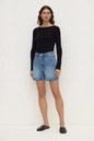 Assembly Label Mid Rise Denim Short - Classic Blue