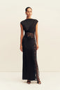 Shona Joy Eniko Lace Gathered Maxi Dress
