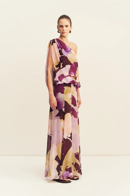 Shona Joy - Gia Off Shoulder Blouson Maxi Dress