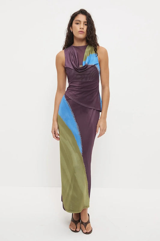 Mon Renn Sense Dress - Painterly Aura