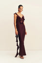 Shona Joy Agnes Ruffle Slip Maxi Dress