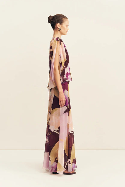 Shona Joy - Gia Off Shoulder Blouson Maxi Dress