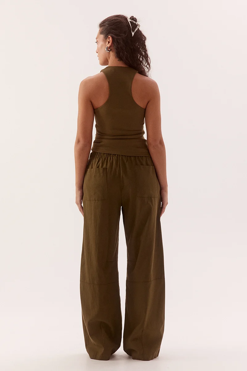 Sovere Lora Tank - Deep Khaki