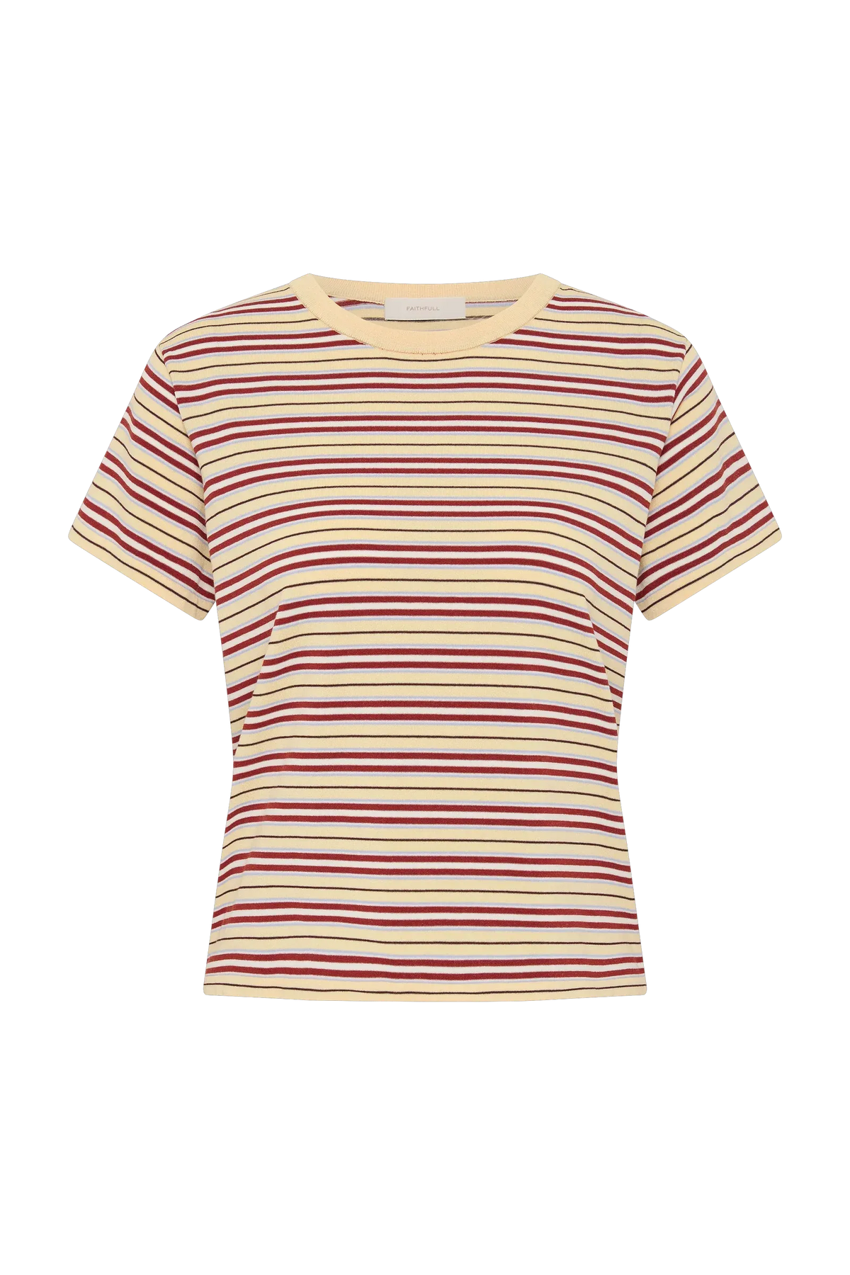 Faithfull The Brand Estela T-Shirt -Cila Stripe Butter