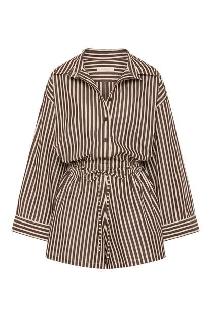 Faithfull The Brand Belas Playsuit - Rita Stripe Port