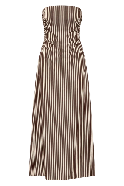 Faithfull The Label Casimoro Midi Dress - Rita Stripe Port
