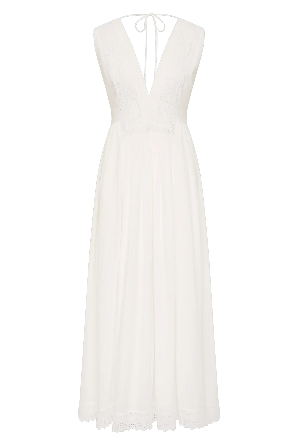 Faithfull The Brand Dalila Midi Dress - Antique White