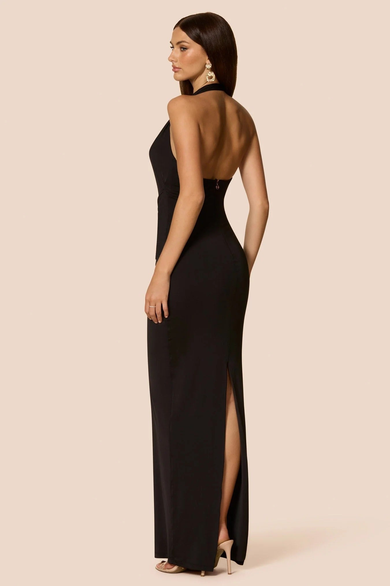 Nookie Leonie Halter Maxi - Black