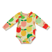 A Is For Apple Baby Long Sleeve Bodysuit