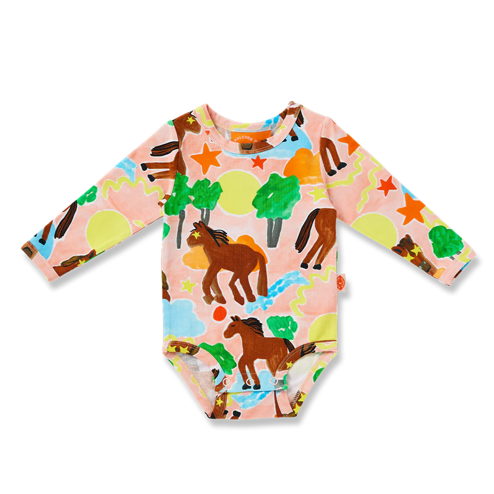 Giddy Up Long Sleeve Bodysuit