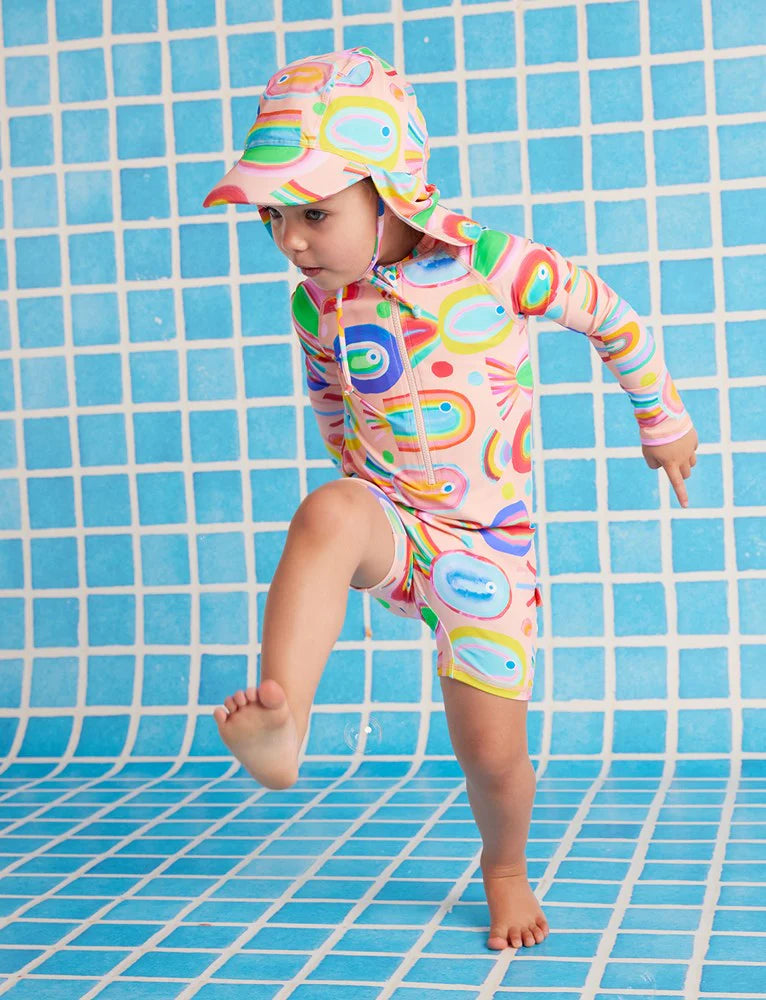 Long Sleeve Rash Suit Fancy Fins