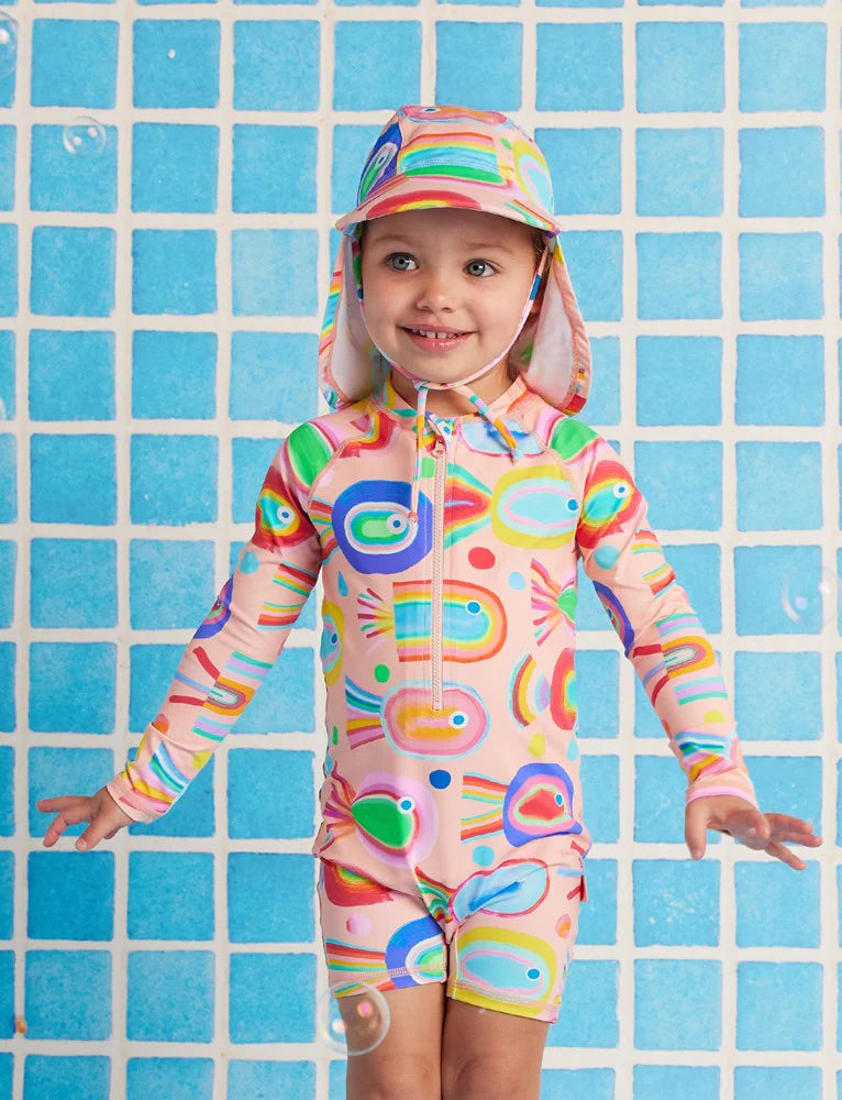 Long Sleeve Rash Suit Fancy Fins