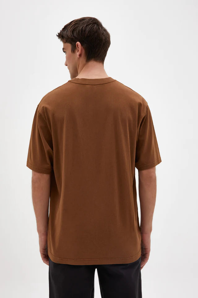 Mens Oversized Tee Burnt Ochre - Lulu & Daw - Assembly Label Mens - Assembly Labels Mens, mens - Lulu & Daw - Australian Fashion Boutique