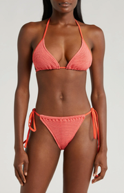 Bells Kini Top  - Coral - Delicate - Lulu & Daw - Cleonie Swim - new arrvials, swimwear - Lulu & Daw - Australian Fashion Boutique