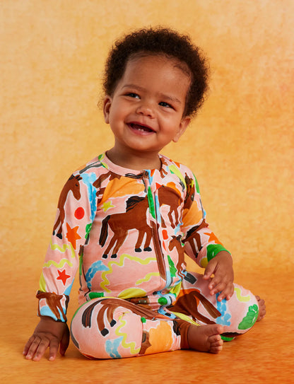 Giddy Up Long Sleeve Romper