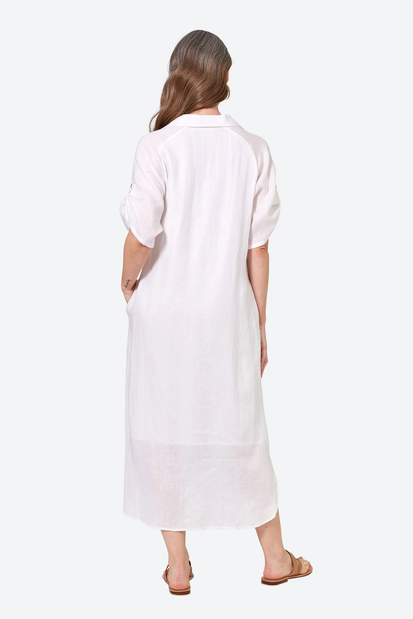 Studio Shirt Dress - Lulu & Daw - Eb & Ive - dress, linen - Lulu & Daw - Australian Fashion Boutique