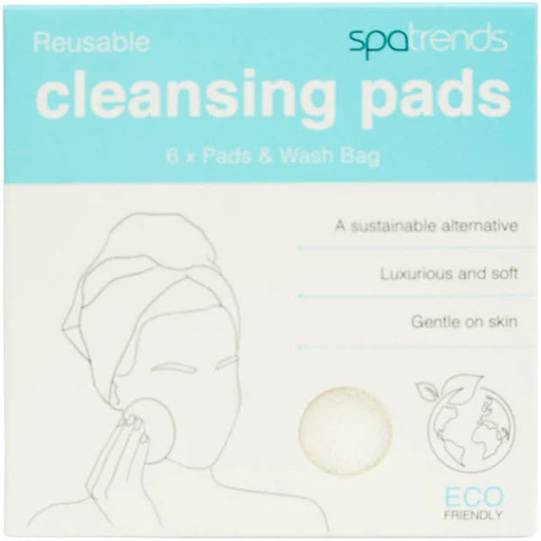 Spa Trends - Reusable Bamboo Cleansing Pads 6pc - Lulu & Daw - Annabel Trends - new arrivals, new arrvials - Lulu & Daw - Australian Fashion Boutique