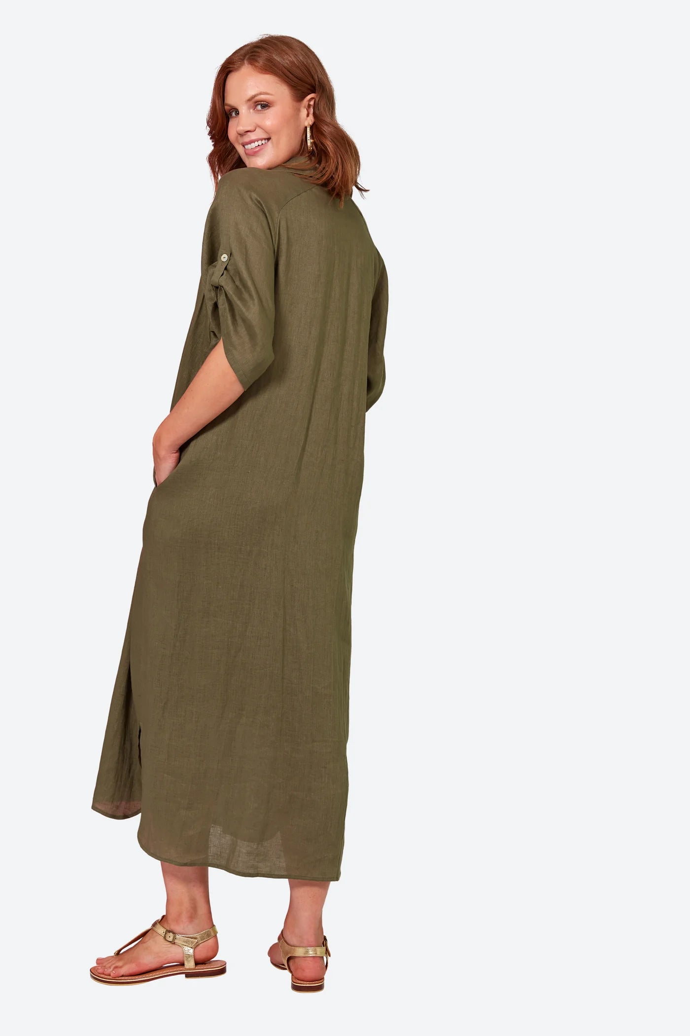 Studio Shirt Dress - Lulu & Daw - Eb & Ive - dress, linen - Lulu & Daw - Australian Fashion Boutique