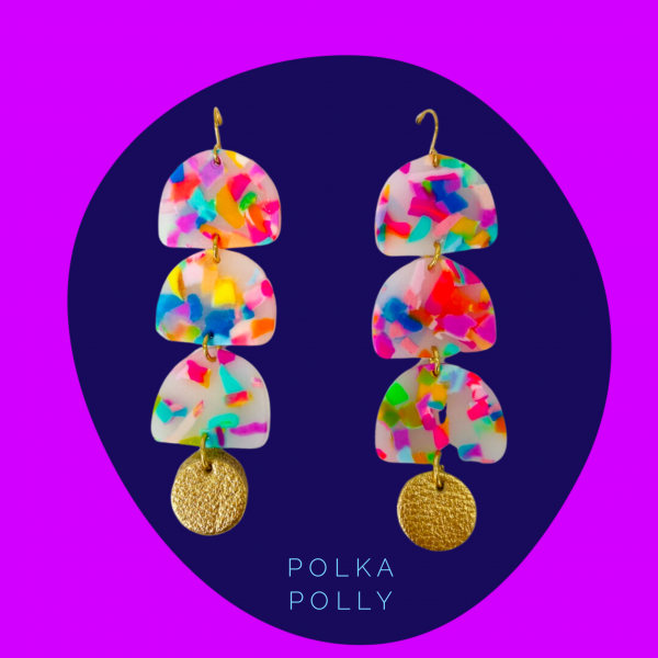 Rainbow Gold Stacks - Lulu & Daw - Polka Polly -  - Lulu & Daw - Australian Fashion Boutique