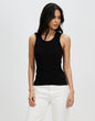 Miana Organic Rib Tank - Lulu & Daw - Assembly Label -  - Lulu & Daw - Australian Fashion Boutique