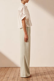 Lori Short Sleeve Shirt - Ivory - Lulu & Daw -  -  - Lulu & Daw - Australian Fashion Boutique