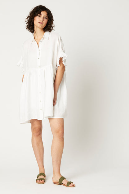 Nala Shirt Top/Dress - Lulu & Daw - Eb & Ive - 100% Linen, dress, tops - Lulu & Daw - Australian Fashion Boutique