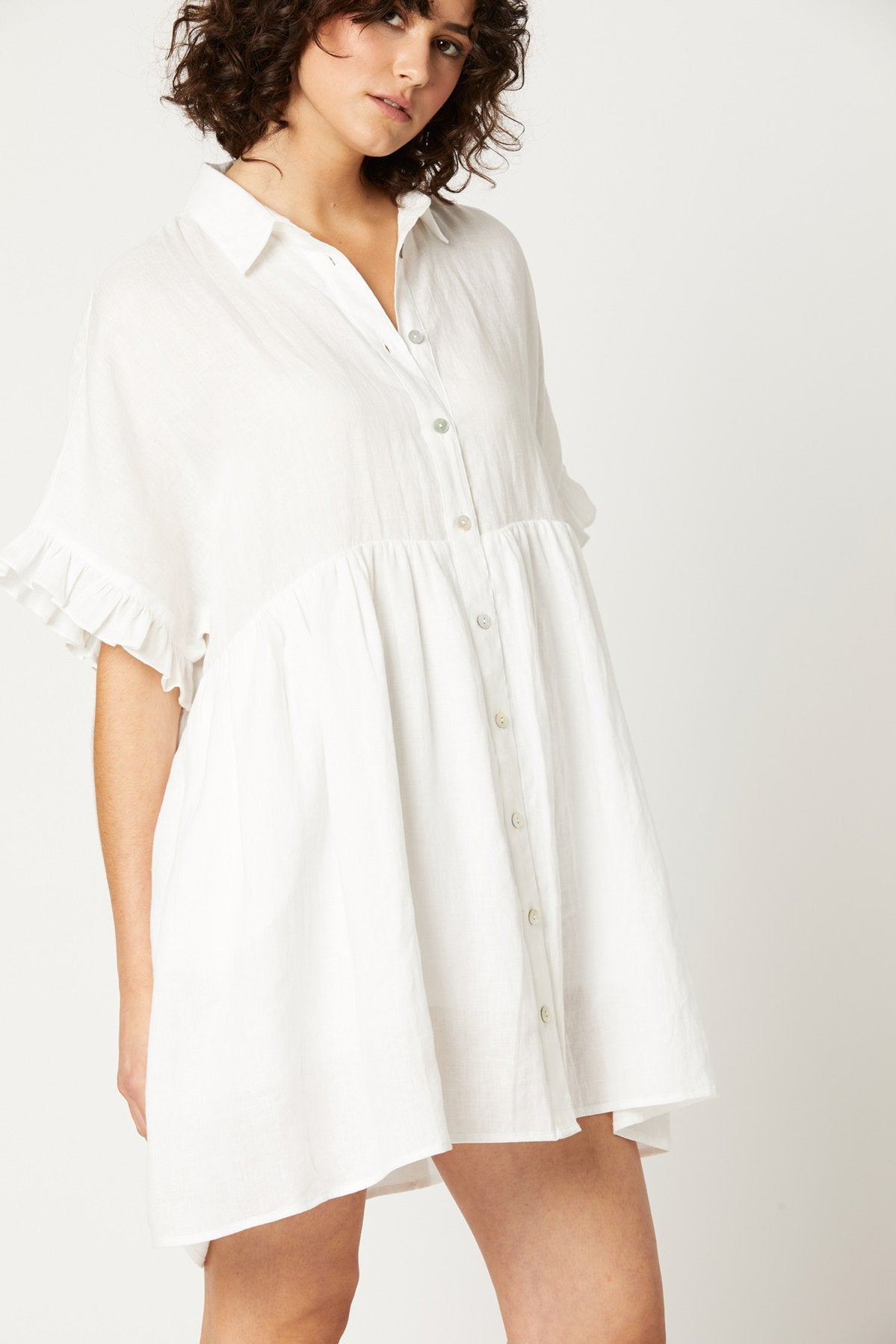 Nala Shirt Top/Dress - Lulu & Daw - Eb & Ive - 100% Linen, dress, tops - Lulu & Daw - Australian Fashion Boutique