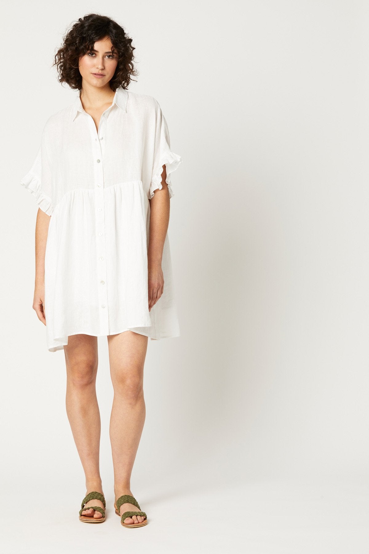 Nala Shirt Top/Dress - Lulu & Daw - Eb & Ive - 100% Linen, dress, tops - Lulu & Daw - Australian Fashion Boutique